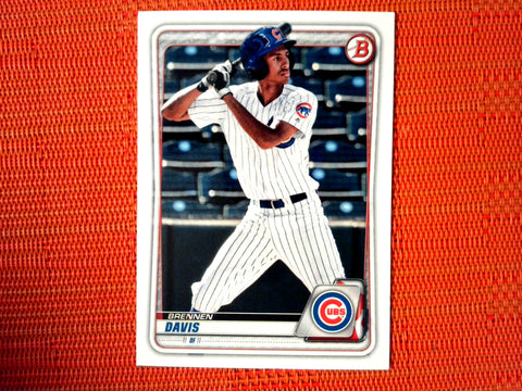 2020 Bowman #BP-141 Brennen Davis - Chicago Cubs (Base)