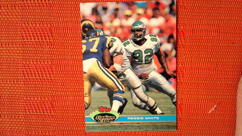 1991 Stadium Club #74 Reggie White - Philadelphia Eagles