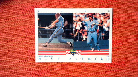 1992 Classic Best #100 Mike Schmidt "Schmidt Hits 500th"