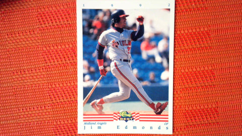 1992 Classic Best #343 Jim Edmonds - Midland Angels Pre Rookie Card
