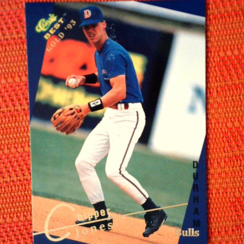 1993 Classic Best Gold #172 Chipper Jone - Durham Bulls - See Photos