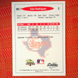 1991 Classic Best Gold #BC7 Ivan Rodriguez - Tulsa Drillers Pre Rookie Card
