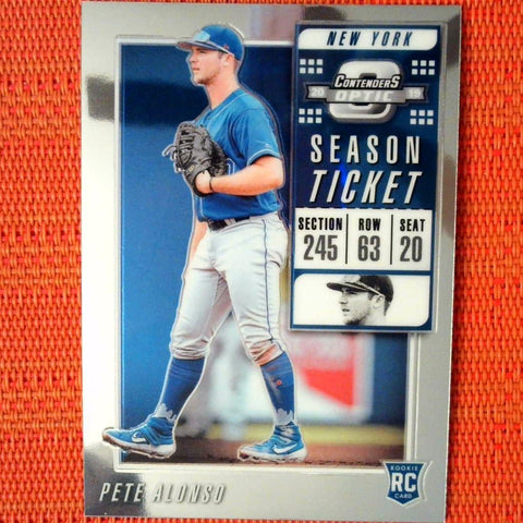 2019 Panini Chronicles Contenders Optic Pete Alonso RC #1 Mets