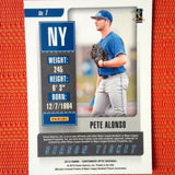 2019 Panini Chronicles Contenders Optic Pete Alonso RC #1 Mets