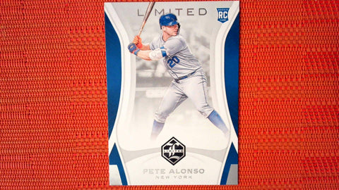 2019 PANINI LIMITED PETE ALONSO RC #1 METS ROOKIE RC
