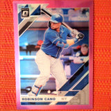 Robinson Cano Pink Parallel 2019 Donruss Optic #122