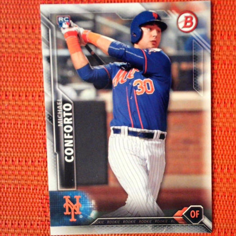 2016 Bowman Michael Conforto RC New York Mets #131