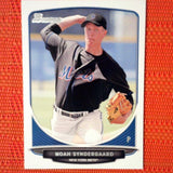 2013 Noah Syndergaard Bowman Top Prospects #TP22 Baseball Card RC NY Mets