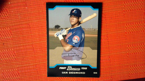 2004 BOWMAN DRAFT PICKS & PROSPECTS CHROME #BDP41 IAN DESMOND RC - EXPOS