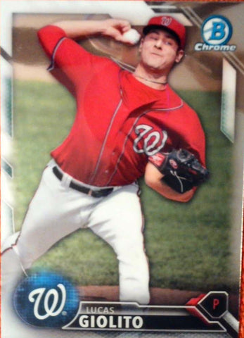 2016 Bowman Chrome Prospect Rookie Lucas Giolito #150 - White Sox