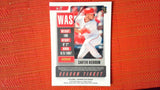 2019 Panini Chronicles Contenders Optic #22 Carter Kieboom Washington Nationals