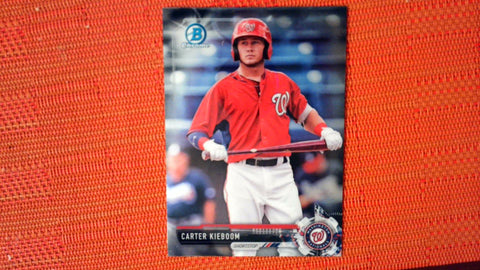 2017 Bowman Chrome Draft Carter Kieboom Nationals #BDC-52