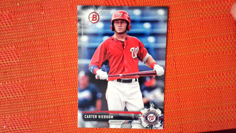 2017 Bowman Draft Carter Kieboom Nationals #BC-52