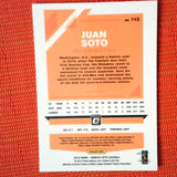 2019 Donruss Optic #113 JUAN SOTO NATIONALS
