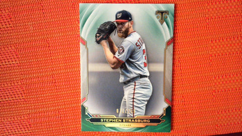 2019 TOPPS TRIPLE THREADS EMERALD STEPHEN STRASBURG 71/259 WASHINGTON NATIONALS