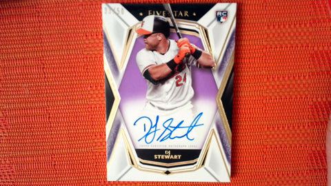 2019 Topps Five Star Purple Auto #FSA-DST DJ Stewart /50