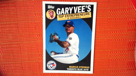 2019 Topps Series 2 Marcus Stroman Blue Jays GV-2 GARY VEE'S TOP ENTREPRENEURS
