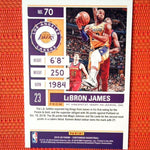 Lebron James 2019-20 Panini Contenders Base Lakers #70 Season Ticket