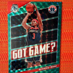 2020 PANINI MOSAIC GOT GAME GREEN PRIZM BRADLEY BEAL #10 WIZARDS