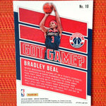 2020 PANINI MOSAIC GOT GAME GREEN PRIZM BRADLEY BEAL #10 WIZARDS