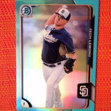 2015 Bowman Chrome Draft Baseball Teal Refractor #127 Zech Lemond