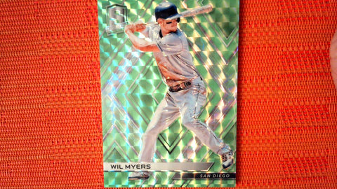 2018 Panini Spectra Green Mosiac #51 Wil Myers 08/25