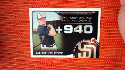 2015 Bowman Draft Baseball Dividends #DD-HR Hunter Renfroe San Diego Padres