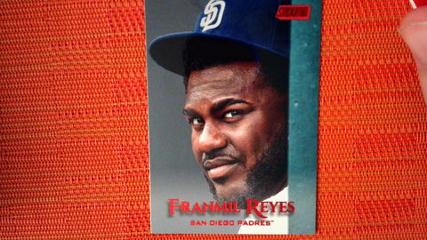 2019 Topps Stadium Club #210 Franmil Reyes - San Diego Padres (Red Foil)
