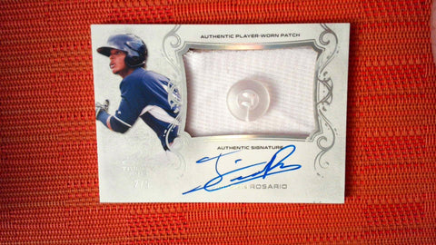 2018 Leaf Trinity Spectrum Button 2/5 Jeisson Rosario #PA-JR1 Patch Auto