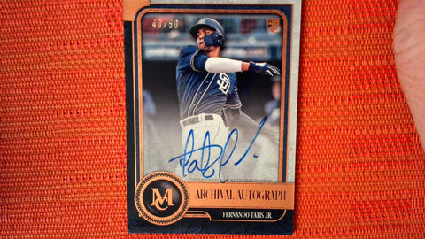 FERNANDO TATIS Jr. 2019 Topps Museum Collection Archival Auto #40/50