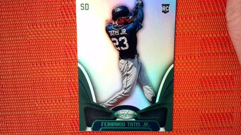 2019 Panini Certified Fernando Tatis Jr. RC Green Parallel