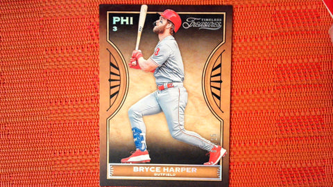 2019 PANINI CHRONICLES TIMELESS TREASURES BRYCE HARPER #9 PHILADELPHIA PHILLIES