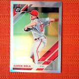 2019 Donruss Optic Baseball Holo Parallel #145 Aaron Nola