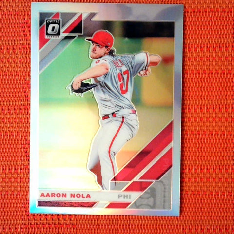 2019 Donruss Optic Baseball Holo Parallel #145 Aaron Nola