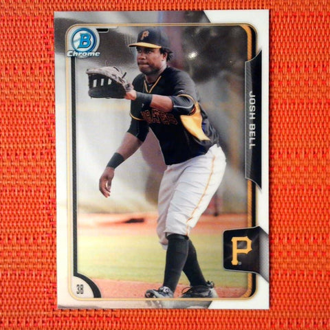 JOSH BELL PIRATES RC 2015 BOWMAN CHROME DRAFT #164