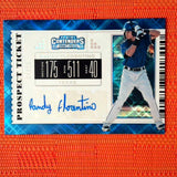 2019 Contenders Draft Randy Florentino Prospect Ticket Diamond Auto Card /15