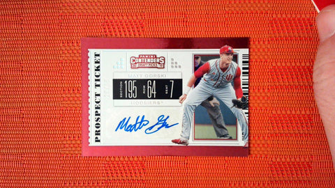 2019 Panini Contenders Draft Picks Prospect Ticket /99 Matt Gorski #45 Auto
