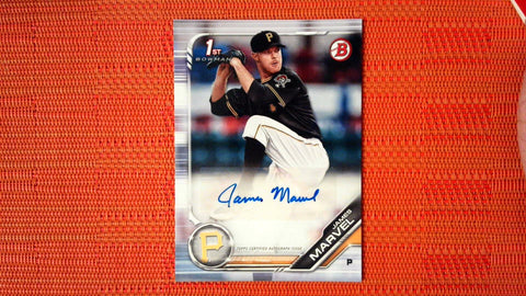 2019 Bowman James Marvel Auto #PA-JM