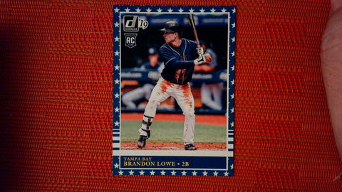 2019 DONRUSS INDEPENDENCE DAY VARIATION BRANDON LOWE RC