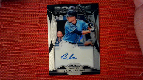 2019 Panini Prizm Silver Brandon Lowe #RA-BL Rookie Auto