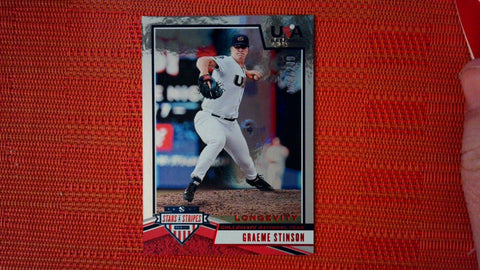 2019 USA Baseball Stars and Stripes Longevity #23 Graeme Stinson