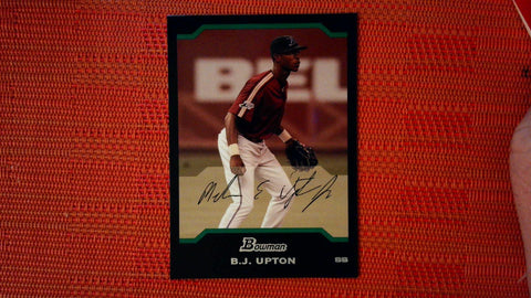 2004 Bowman Draft BJ UPTON #BDP159 Devil Rays