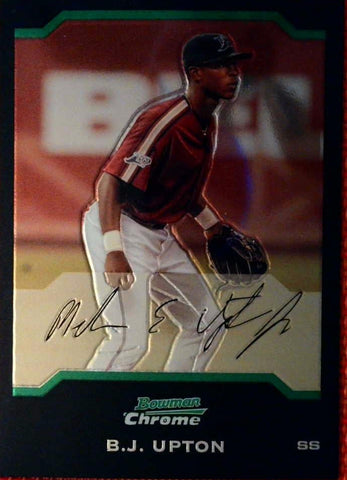 2004 Bowman Draft Chrome BJ Upton #BDP159