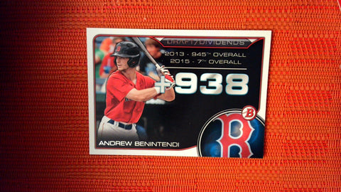 Andrew Benintendi 2015 Bowman Draft / Dividends #DD-AB RED SOX