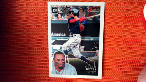 2019 Optic Donruss Baseball Action All-Stars Mookie Betts #AA-5
