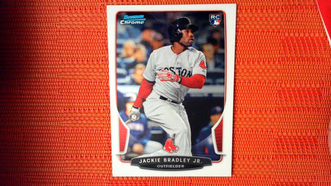 2013 Bowman Chrome Jackie Bradley Jr #43 ROOKIE CARD-Red Sox