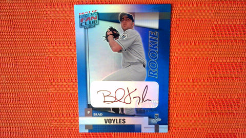 2002 Donruss Best of Fan Club Rookie /1350 Brad Voyles #225.2 Auto