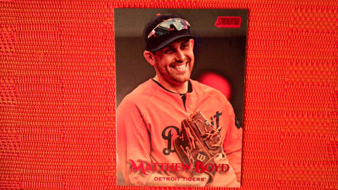 2019 Topps Stadium Club #163 Matthew Boyd - Detroit Tigers (Red Foil)