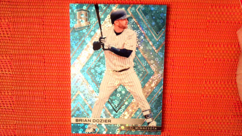 2018 Panini Spectra Neon Blue #41 Brian Dozier /99