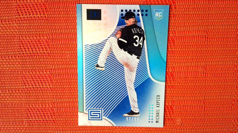 2019 Panini Chronicles Status Blue /99 Michael Kopech #12 Rookie